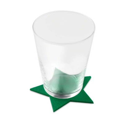 Набор подставок из фетра RPET зеленый
