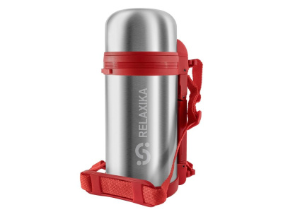 Термос универсальный (для еды и напитков) Relaxika 201, 1200 мл, стальной , размер 1200 мл
