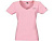 Футболка Heavy Super Club женская с V-образным вырезом, розовый , размер S