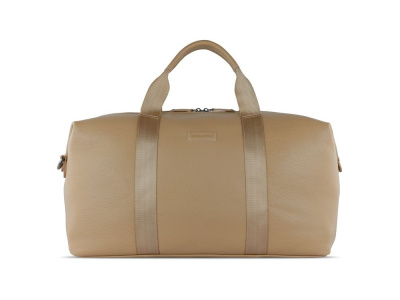 Сумка дорожная BUGATTI ЭЛЬЗА | ELSA, песочного цвета, воловья кожа/полиэстер, 47х22х24/30 см