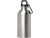Одностенная бутылка для воды с карабином Oregon, изготовленная из нержавеющей стали, сертифицированной по стандарту RCS, объемом 400 мл - Серебряный , размер 400 мл