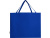 Odessa большая эко-сумка из переработанного хлопка, сертифицированного согласно GRS, плотностью 220 г/м² - Ярко-синий