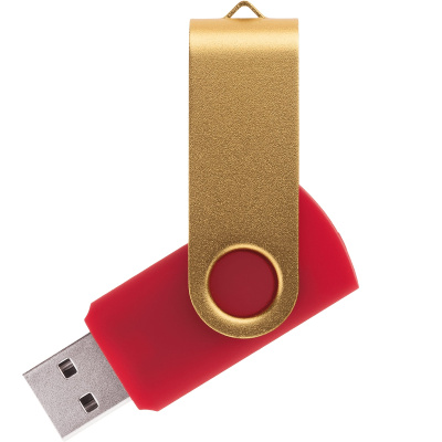 Флешка TWIST COLOR MIX Красная с золотистым 4016.03.17.32ГБ3.0