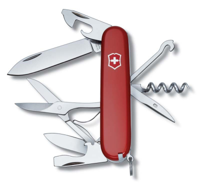 Нож перочинный VICTORINOX Climber, 91 мм, 14 функций, красный