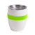 Термокружка LINE, белый/зеленое яблоко, сталь, 300 мл