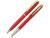 Набор Pierre Cardin PEN&PEN: ручка шариковая + роллер. Цвет - красный. Упаковка Е.