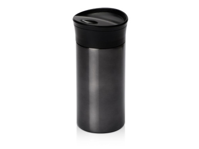 Вакуумная термокружка с кнопкой Upgrade, Waterline, тубус, матовая сталь