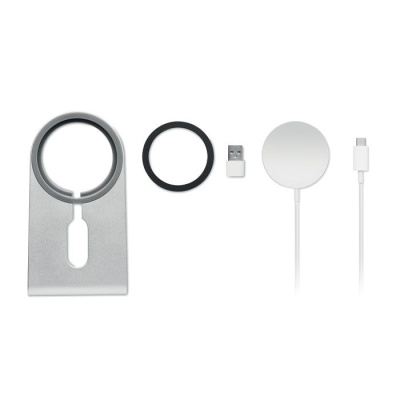 Устройство зарядное тускло-серебряный