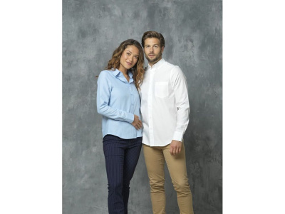 Pollux Мужская рубашка с длинными рукавами, storm grey , размер M