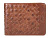 Бумажник Mano Don Luca, натуральная кожа в коньячном цвете, 12,5 х 9,7 см
