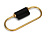 Карабин для ключей Тоне, черный , размер Без лого