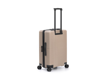 Чемодан TORBER ЭЛЬТОН, песочный, ABS-пластик, 41 х 28 х 68 см, 64 л , размер M