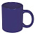 Кружка BASIC, 320мл, синий, тонкая керамика