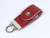 USB-флешка на 16 Гб в виде брелка, коричневый , размер 16ГБ
