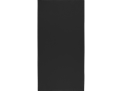 Lucas спортивное полотенце из переработанного полиэстера 50х100 см - сплошной черный , размер M