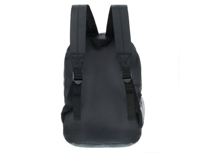 Рюкзак складной TORBER, черный, полиэстер, 49x33x12 см