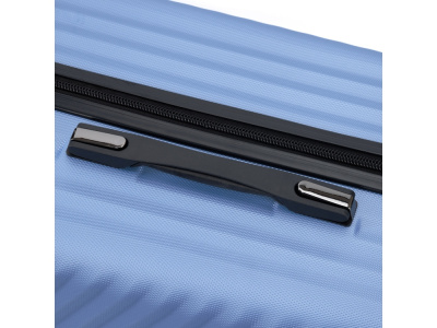 Чемодан TORBER ЛАМА, синий, ABS-пластик, 49 х 29,5 х 77 см, 92 л , размер L