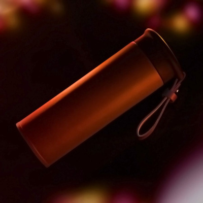 Термос вакуумный STRIPE, оранжевый, нержавеющая сталь, 450 мл
