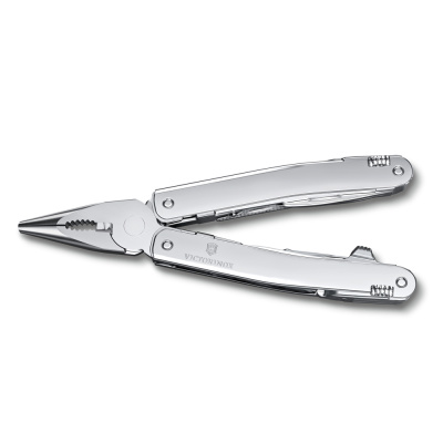 Мультитул VICTORINOX SwissTool Spirit MX, 105 мм, 24 функции, серебристый, в нейлоновом чехле