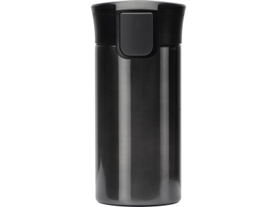 Вакуумная термокружка с кнопкой Upgrade, Waterline, тубус, матовая сталь