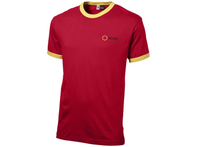 Футболка Adelaide мужская, красный/желтый , размер 2XL