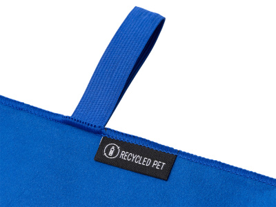 Легкое полотенце Gulpi  из микрофибры RPET с ремешком для складывания, 70*120 см, королевский синий , размер M