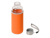 Бутылка для воды Pure c чехлом, 420 мл, оранжевый