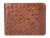 Бумажник Mano Don Luca, натуральная кожа в коньячном цвете, 12,5 х 9,7 см