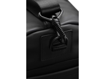 Дорожная сумка Штайр, черный , размер С лого