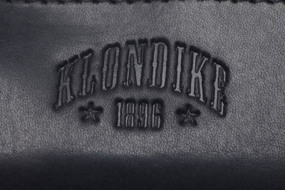 Ключница KLONDIKE Dawson, натуральная кожа в черном цвете, 11 х 3 х 6 см