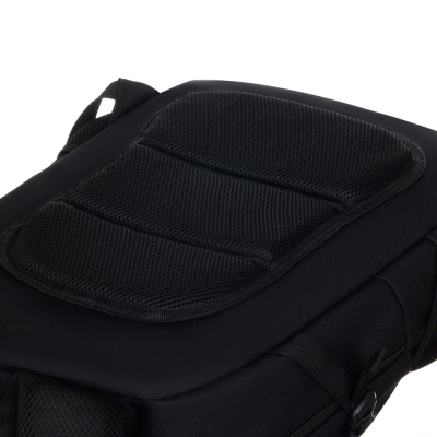 Рюкзак TORBER КЛАСС, чёрно-зелёный, 46 x 32 x 18 см + Мешок для сменной обуви в подарок!