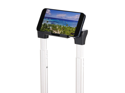 Чемодан TORBER БАЙКАЛ, тёмно-серый металлик, поликарбонат, 37,5 x 20 х 54 см, 37 л , размер S