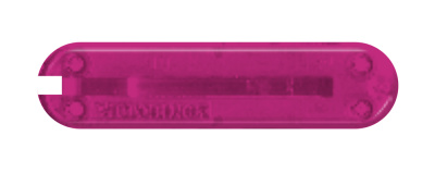 Задняя накладка для ножей VICTORINOX 58 мм, пластиковая, полупрозрачная розовая