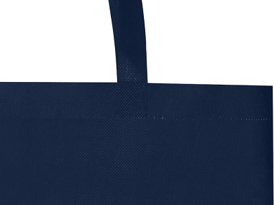 Экосил эко-сумка с ластовицей из нетканого материала, переработанного по стандарту GRS, объемом 12 л, темно-синий