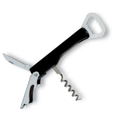 Нож сомелье черный