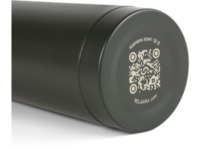 Термос Relaxika 101 (0,5 литра), хаки (без лого) , размер 500