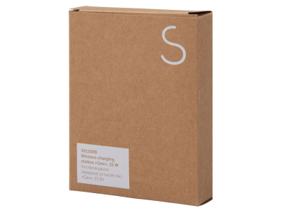 Беспроводное зарядное устройство Gex, 15 Вт, бамбук