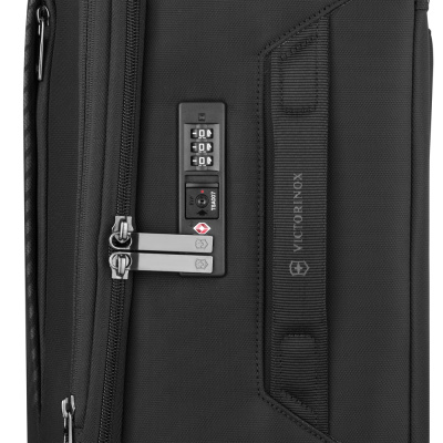 Чемодан VICTORINOX Crosslight, чёрный, RPET полиэстер, 40x20x55 см, 37 л
