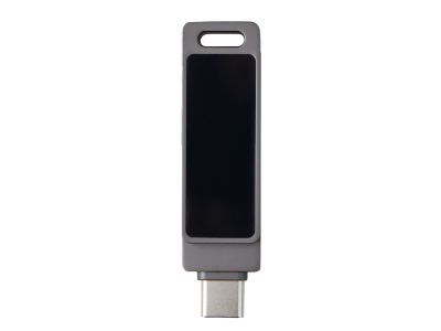 Флешка 32 ГБ USB Type-C и USB 3.0 с подсветкой лого Спинлайт