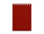 Бизнес - блокнот А6 (94 х 130 мм) Office 60 л., красный , размер A6