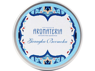 Набор: платок Арабески и свеча Загадка Востока