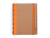 Блокнот А5+ ALANI с шариковой ручкой, крафтовый/оранжевый