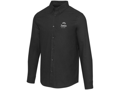 Sphene мужская рубашка оксфорд - сплошной черный , размер 3XL